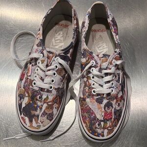 Vans 50th Anniversary ASPCA Sneakers - Colorful Animals, Size 8 US Women